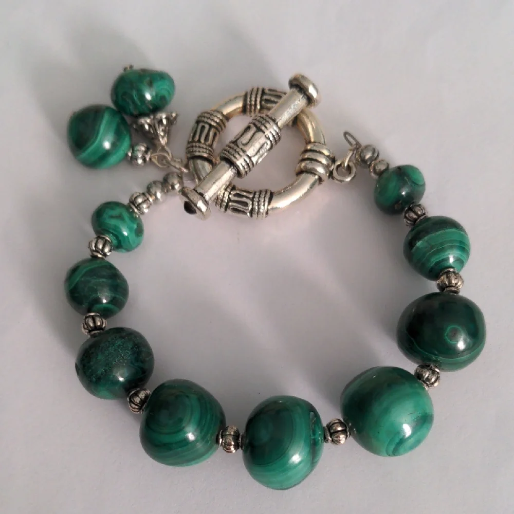 Hand Crafted new malachite